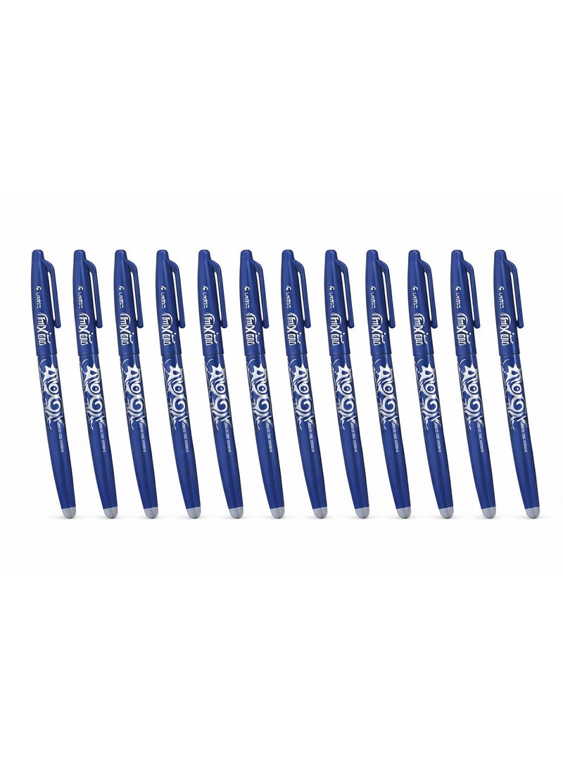 بايلوت قلم بايلوت فريكسيون رولر بول 0.7 مم حبر أزرق – عبوة 12 قلم - Image 2